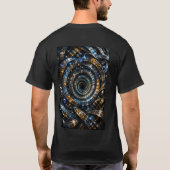 無限錯覚の渦 Tシャツ (裏面)