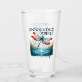 無限霊 – ドラゴン芸術的フライ タンブラーグラス (正面)