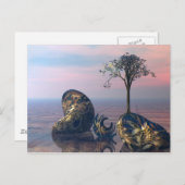 無限3Dフラクタル飛行機 ポストカード (正面/裏面)