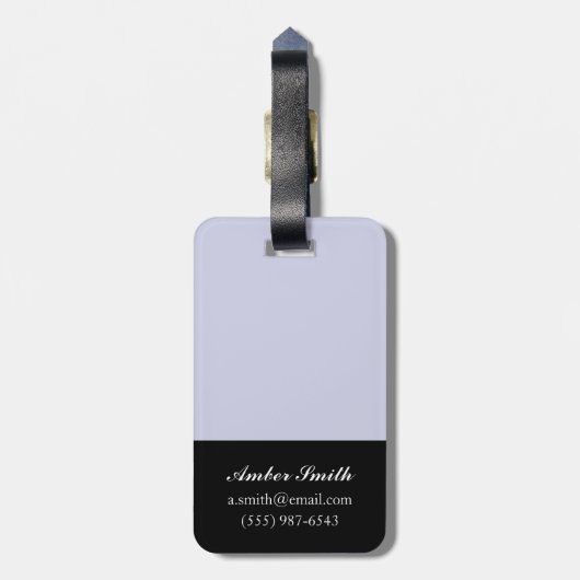 無限 ラゲッジタグ (裏面縦)