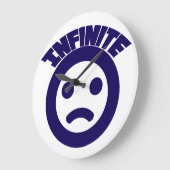 無限=( ラージ壁時計 (傾斜)