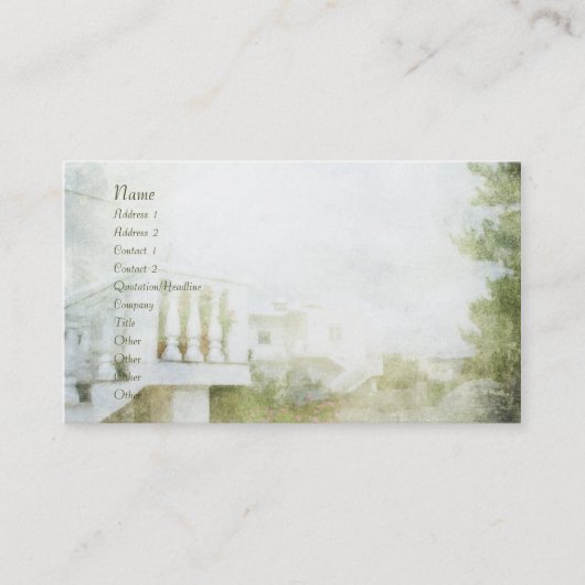 無限 名刺 (正面)