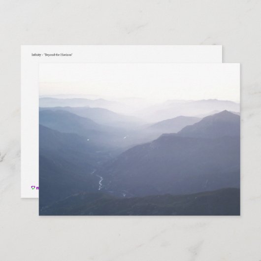 無限 – 地平線の向こう ポストカード (正面/裏面)