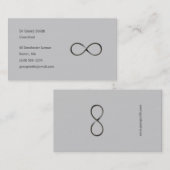 無限-科学者の名刺 名刺 (正面/裏面)