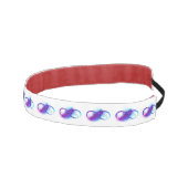 無限（紫色の羽毛） アスレチックヘッドバンド (右)