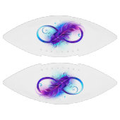 無限（紫色の羽毛） アメリカンフットボール (パネル)