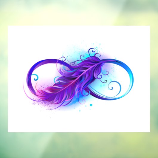 無限(紫色の羽毛) ウィンドウサイン (シート3)