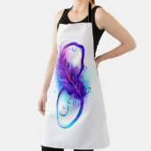 無限（紫色の羽毛） エプロン (インサイチュ)