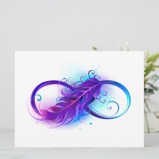 無限（紫色の羽毛） カード (スタンド正面)