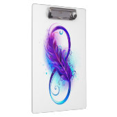 無限（紫色の羽毛） クリップボード (右)