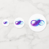 無限（紫色の羽毛） コンフェッティ (裏面)