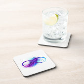 無限（紫色の羽毛） コースター (右側)