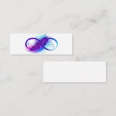 無限(紫色の羽毛) コーリングカード (正面/裏面)