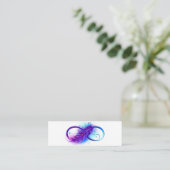 無限(紫色の羽毛) コーリングカード (スタンド正面)