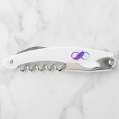 無限（紫色の羽毛） ソムリエナイフ (裏面)