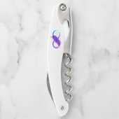 無限（紫色の羽毛） ソムリエナイフ (裏面)