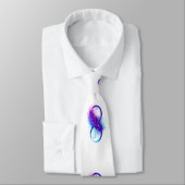無限（紫色の羽毛） ネクタイ (タイ)