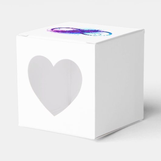 無限（紫色の羽毛） フェイバーボックス (正面サイド)