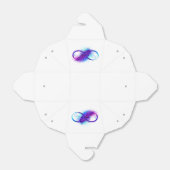 無限（紫色の羽毛） フェイバーボックス (折り畳みなし)