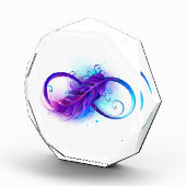 無限（紫色の羽毛） フォトブロック (右)