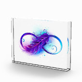 無限（紫色の羽毛） フォトブロック (右)