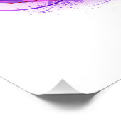 無限（紫色の羽毛） フォトプリント            (角)