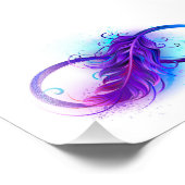 無限（紫色の羽毛） フォトプリント            (角)