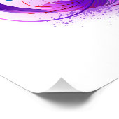 無限（紫色の羽毛） フォトプリント            (角)