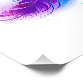 無限（紫色の羽毛） フォトプリント            (角)