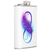 無限（紫色の羽毛） フラスク (右)