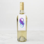 無限（紫色の羽毛） ボトルネックタグ (ボトル)