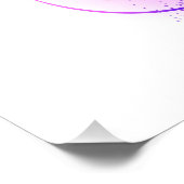 無限（紫色の羽毛） ポスター (コーナー)