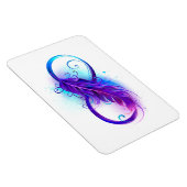 無限（紫色の羽毛） マグネット (右側)