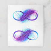 無限（紫色の羽毛） ロイヤリティカード (外部開封)