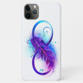 無限(紫色の羽毛) Case-Mate iPhoneケース (裏面)