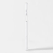 無限（紫色の羽毛） iPhoneケース (左側面)