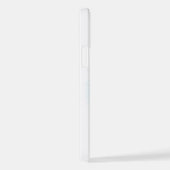 無限（紫色の羽毛） iPhoneケース (右側面)