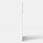 無限（紫色の羽毛） iPhoneケース (右側面)