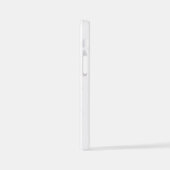 無限（紫色の羽毛） iPhoneケース (左側面)