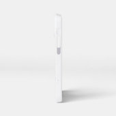 無限（紫色の羽毛） iPhoneケース (左側面)