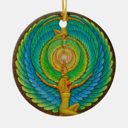 "無限Isis"のクリスマスのオーナメント セラミックオーナメント (正面)