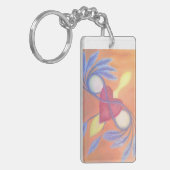 無限keychainの翼 キーホルダー (正面左)