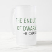 無限MUGOF DWARVENのエール フロストグラスビールジョッキ (正面左)
