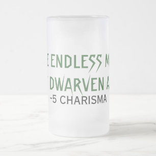 無限MUGOF DWARVENのエール フロストグラスビールジョッキ