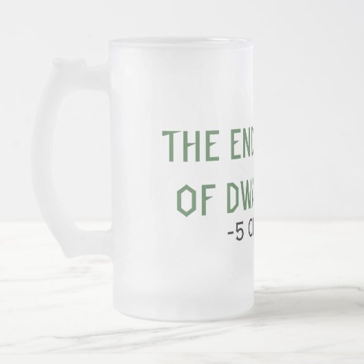 無限MUGOF DWARVENのエール フロストグラスビールジョッキ (左)