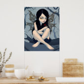 無離れ夢泣き叫びフェアリープリント ポスター (キッチン)