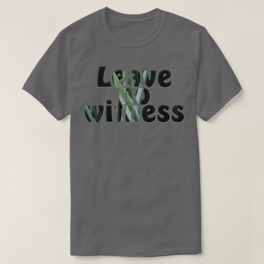 無離れ証 Tシャツ (デザイン正面)