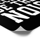 無音で作業懸命 – ジム、トレーニング、ボディビル ポスター (角)