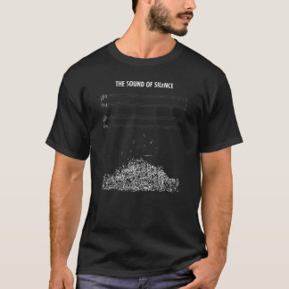 無音のロック死の音楽の音おもしろい Tシャツ