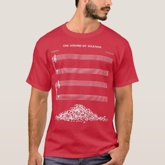 無音の音楽愛好家の音 Tシャツ
